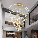 Axyaa Modern LED Pendant Chandeliers for Living Room Staircase Indoor Lighting