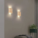Axya Nordic Walnut Wood LED Wall Lamp for Home Decor
