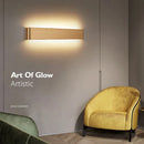 Axyaa Modern LED Wall Sconces - Up and Down Aluminum Bedside Lights for Living Room and Corridor