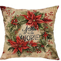 Axyaa Retro Christmas Reindeer Pillowcase Cover
