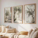 3-Piece Nutcracker Pastel Christmas Wall Art Set by Axyaa