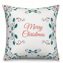 Christmas Floral Pattern Pillow Covers by Axyaa for Sofa, Bedroom, Car - Cushion Cover
