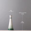 Axyaa Green Gradient Ceramic Vase for Stylish Living Room Decor