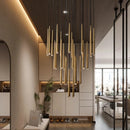 Axyaa Minimal Pendant Lights for Modern Spaces: Restaurants, Villas, Duplexes, LED Fixtures, Home Decor