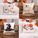 Pumpkin Embroidered Halloween Pillowcase Set by Axyaa