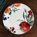 Axya Pomegranate Ceramic Plate Set, 10 Inch, Circular Steak Breakfast Dish