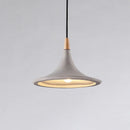 Axyaa Nordic Wood & Concrete Pendant Lamp for Dining Room, Bar, Cafe