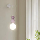 Axyaa Modern Nordic LED Wall Lamp Cream Style Indoor Lighting Home Decor