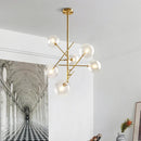 Axya Modern Glass Pendant Lights for Dining Room and Bedroom