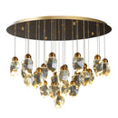 Axyaa Luxury Crystal Chandelier for Living Room, Dining, and Bedroom