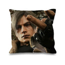 Axyaa Leon Kennedy Anime Pillowcase - 45x45 Decorative Cushion Cover