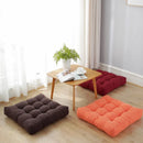 Axyaa Cotton Linen Tatami Floor Pillow - Thick Seating Mat Pad