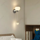 Axyaa LED Pumpkin Wall Lamp, Cream Wind Bedroom Bedside Lighting