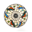 Axyaa 10 Inch Handmade Stained Glass Lampshade Replace for Table Pendant lamp