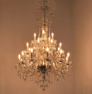 Axyaa Modern Crystal Chandelier for Wedding Foyer Staircase Villa Lobbyriage Hall Home Decor