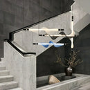 Axyaa Net-Silk Nordic Art Chandelier for Living Room and Bar Counter