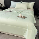 Axyaa Lightweight Cooling Comforter: Soft Smooth Air Condition Blanket for Summer