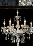 Luxurious Crystal Floor Lamp for LED Fashion and Vintage Style by Axyaa