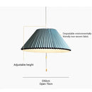 Axyaa Pleated Fabric Umbrella Chandelier LED - Modern Living Room Pendant Lights