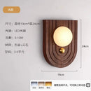 Axyaa Alabaster Round LED Wall Lamp for Bedroom Decor & Lighting