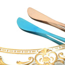 Axyaa Gold Butter Knife Set Stainless Steel Cheese Spreaders Cutlery Flatware Tool