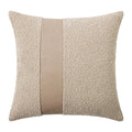 Faux Leather Textured Accent Pillow Cover in 9 Colors by Axyaa