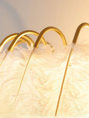 Axyaa Feather Wall Lamp: Modern Minimalist Bedside Lamp for a Warm & Romantic Ambiance