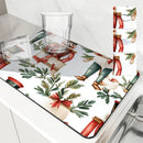 Axyaa Christmas Nutcracker Absorbent Kitchen Mat