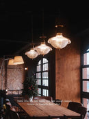Axyaa Retro French Glass Chandelier for American Restaurant Coffee Shop Study