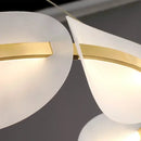Axyaa Petal Pendant Light: Modern Designer Ring Luxury Bedroom Lighting