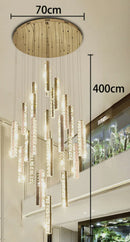 Axyaa Crystal Chandeliers Indoor LED Ceiling Light for Living Room