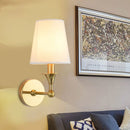 Axyaa European Style Copper Wall Lamp for Living Room Bedroom Aisle Stairs