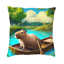 Axyaa Capybara Home Cushion Cover - Nordic Throw Pillow Cover