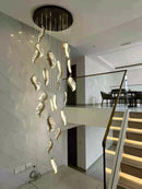 Axyaa Luxe Duplex Staircase Chandelier - Hotel Engineering Lighting