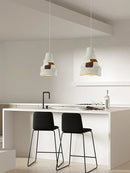 Axyaa Nordic Wabi Sabi E27 Pendant Chandeliers - Modern LED Decor for Restaurant, Living Room, Cafe & Bar