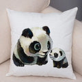 Axyaa Cute Animal Print Pillowcase for Home Sofa Bed Decor