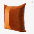 Axyaa Leather Flannel Stitching Sofa Cushions Pillow Square Pillow for Villa Model Room