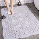 Axyaa Large Non-slip Safety Bath Mat with Suction Cups and Foot Massage