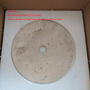 Axyaa Natural Stone Round LED Wall Sconce Light for Home Decor