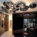 Axyaa Chrome LED Ceiling Lamp for Stylish Spaces