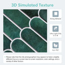 Axyaa PVC Fish Scale Peel Stick Wall Panels - 3D Self Adhesive Modern Decor