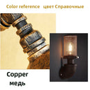 Axyaa Iron Water Pipe Wall Lamp for Restaurant Bar Cafe Club Lighting