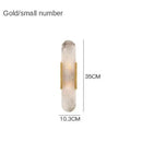 Axyaa Marble Wall Lamp: Modern LED Lighting Fixtures for Bedroom, Study, and Hotel