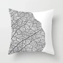 Axyaa Black and White Nordic Style Car Pillowcase Sofa Pillow Cover