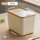 Axyaa Rice Storage Box: Insect-Proof, Moisture-Proof with Lid, Kitchen Container for Dry Grain
