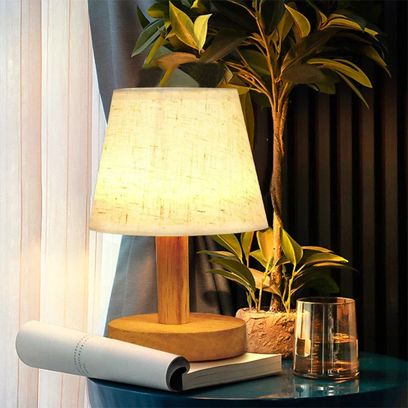 Axyaa Nordic Pleated USB Table Lamp DIY Foldable 5V 220V Art Bedroom Night Light