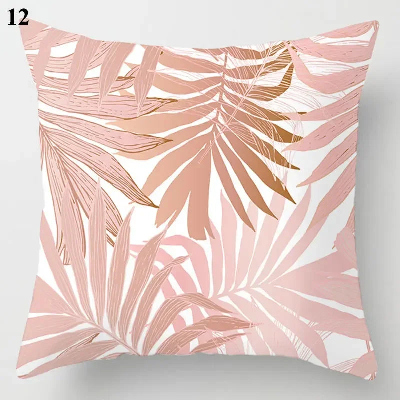 Axyaa Cloud Moon Star Pattern Pillowcase White Grey Letters Printed Home Decor