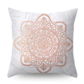 Rose Gold Geometric Pineapple Glitter Pillowcase - Axyaa Home Decor