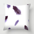 Tropical Plants Parrot Feather Cushion Cover for Sofa by Axyaa