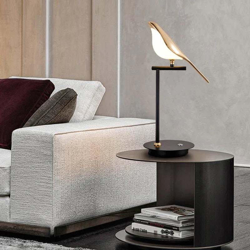 Axya Magpie Bird LED Table Lamp for Home Decor